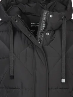 Damen Steppweste mit Kapuze