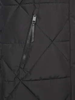 Damen Steppweste mit Kapuze