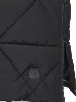 Damen Steppweste mit Kapuze