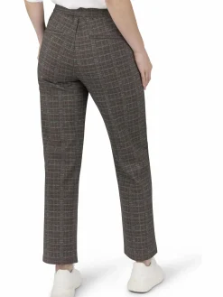 Damen Stoffhose mit Muster