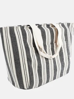 Damen Strandtasche mit Streifen