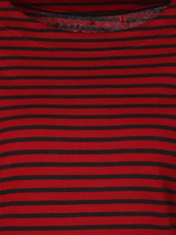 Damen Streifenshirt mit 7/8 Ärmeln