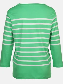 Damen Streifenshirt mit 3/4 Arm