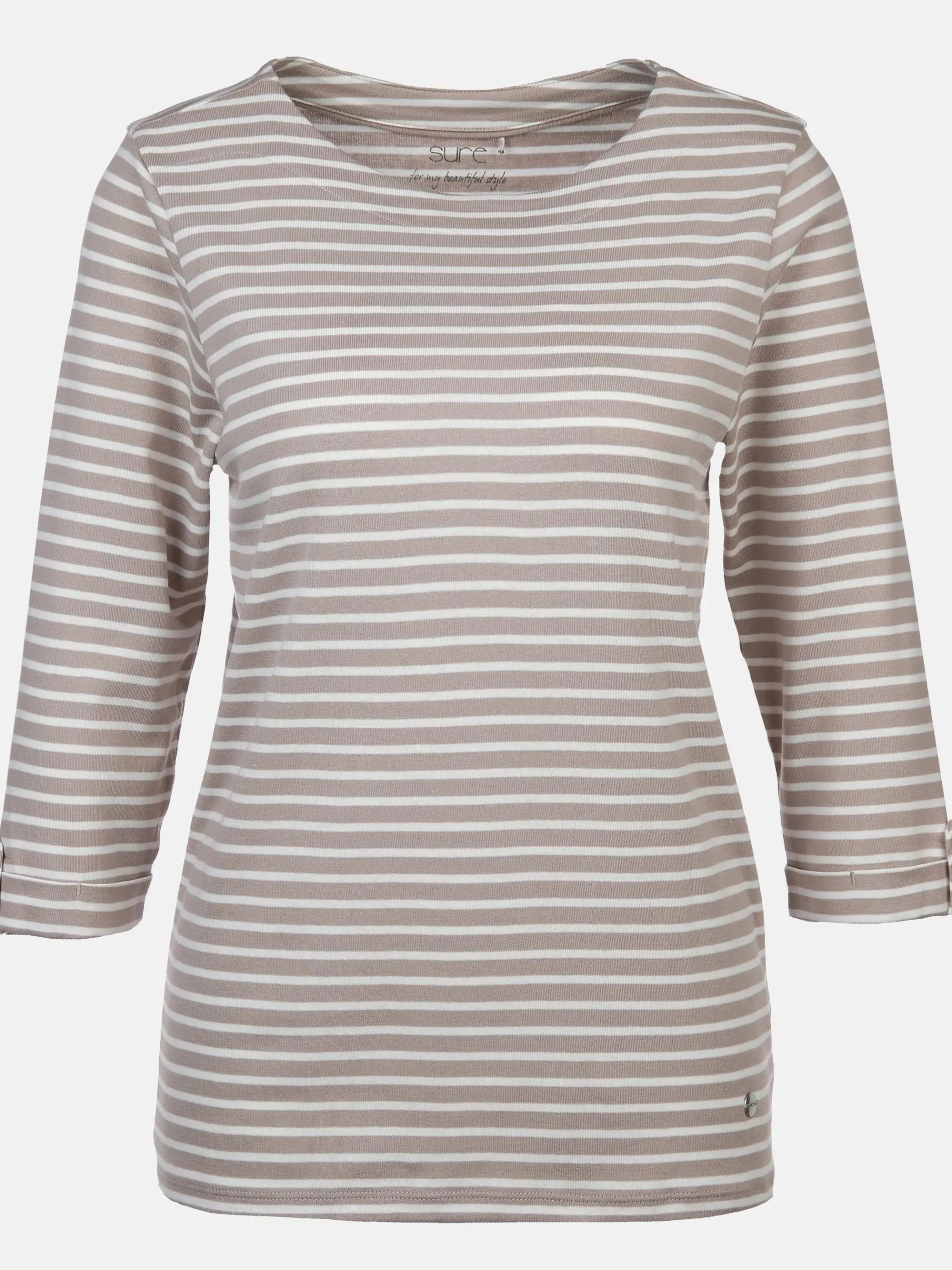 Damen Streifenshirt mit 3/4 Arm