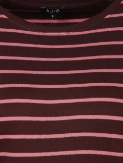 Damen Streifenshirt mit 7/8 Arm