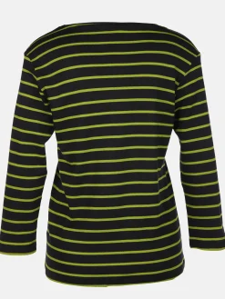 Damen Streifenshirt mit 7/8 Arm