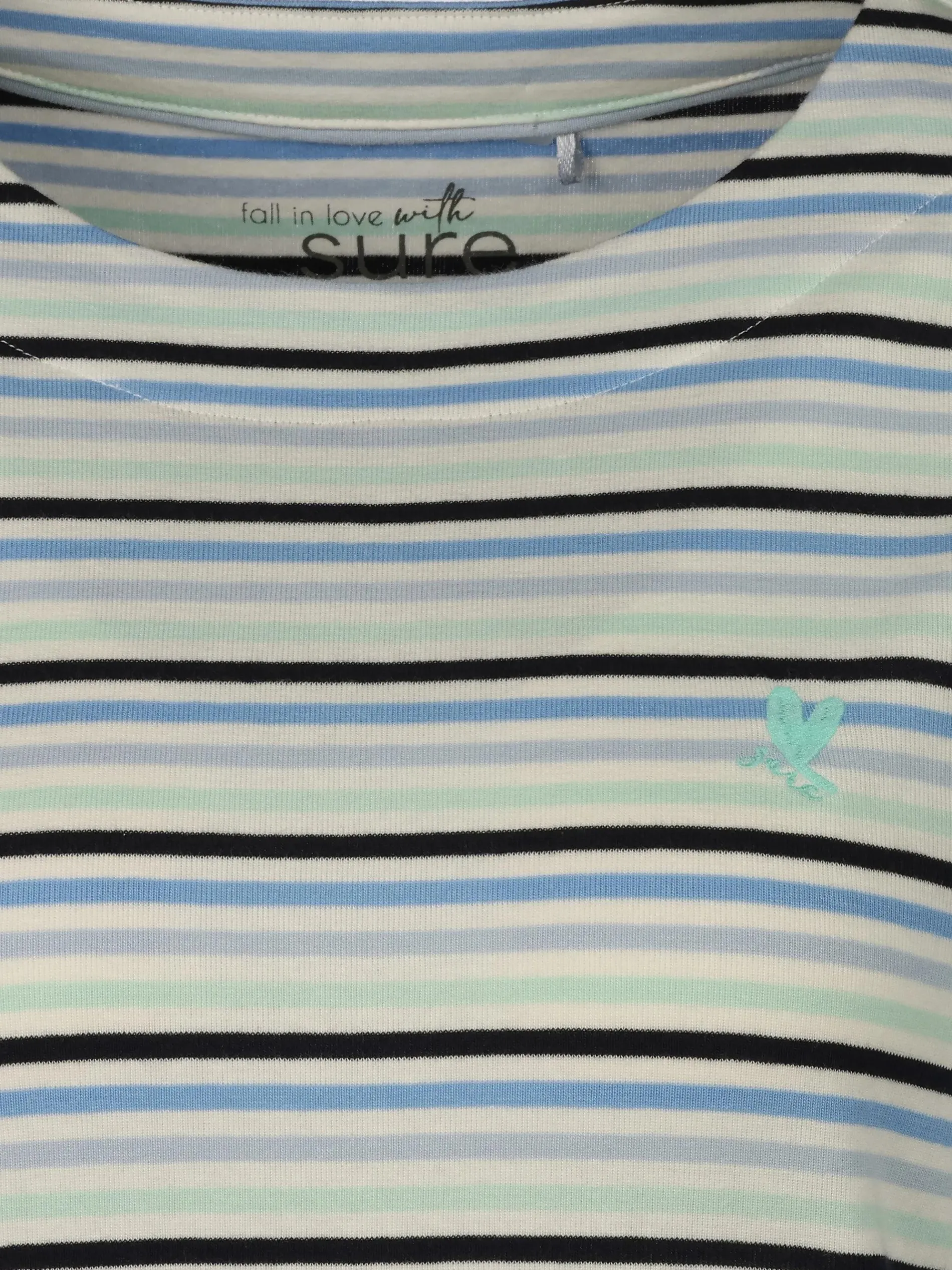 Damen Streifenshirt mit 7/8 Ärmeln