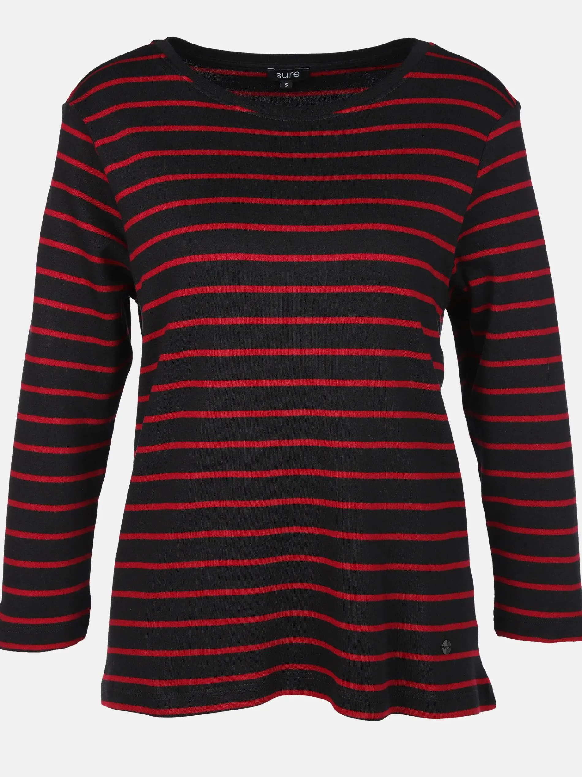 Damen Streifenshirt mit 7/8 Arm