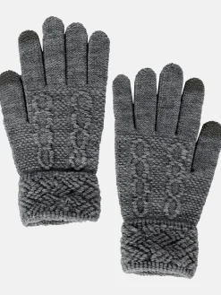 Damen Strickhandschuhe mit Touch Screen Funktion