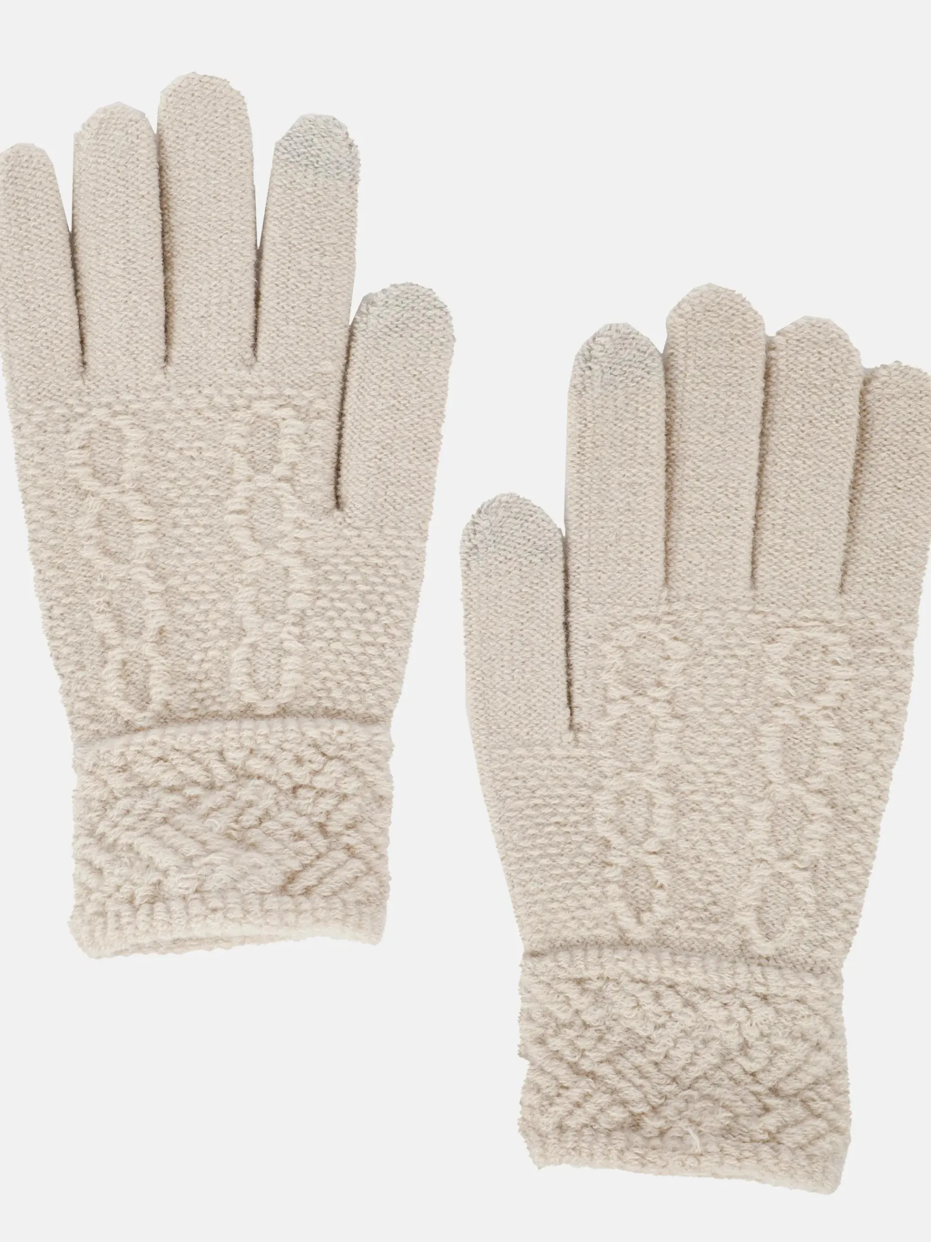 Damen Strickhandschuhe mit Touch Screen Funktion