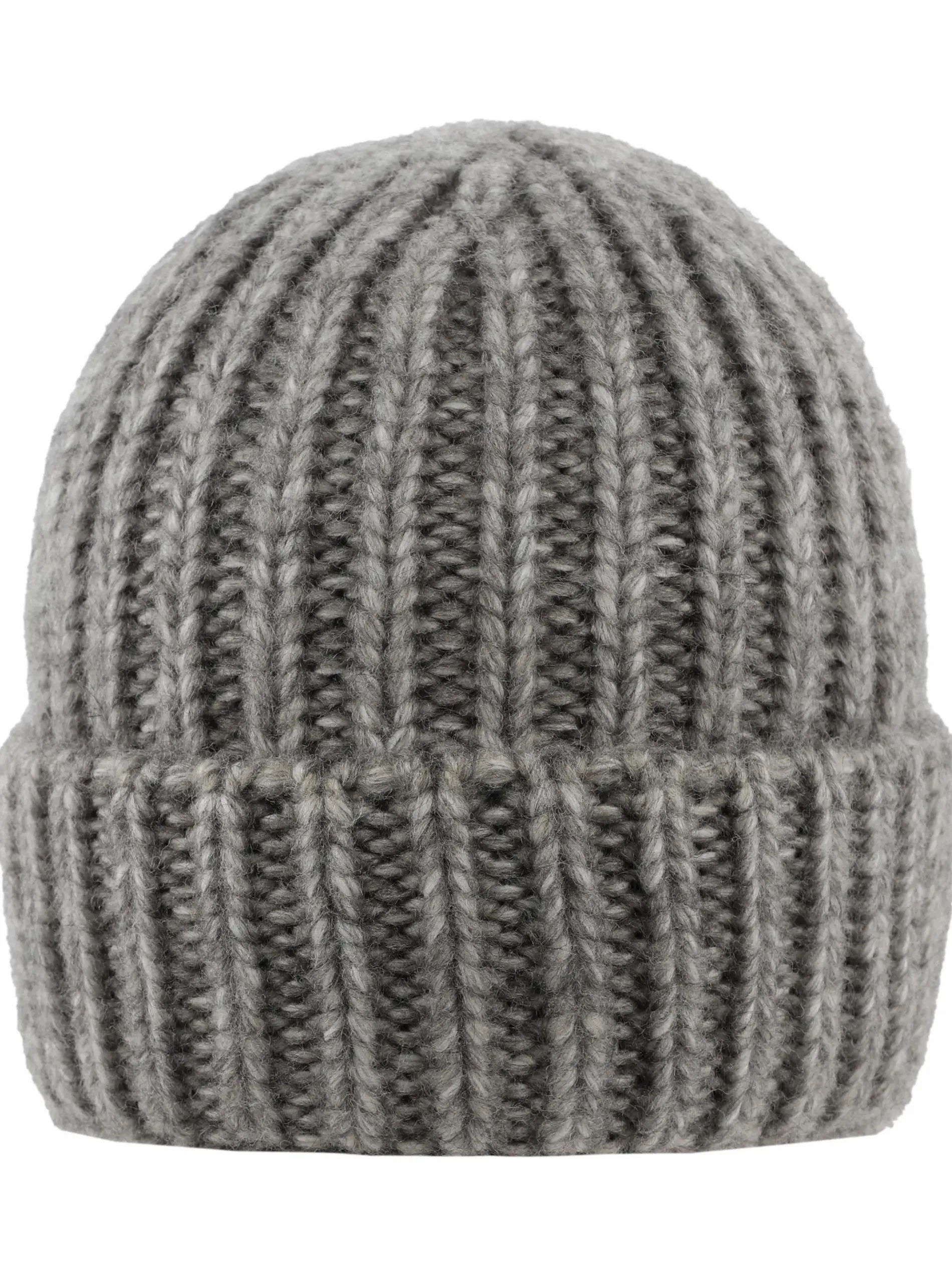 Damen Strickmütze mit Umschlag