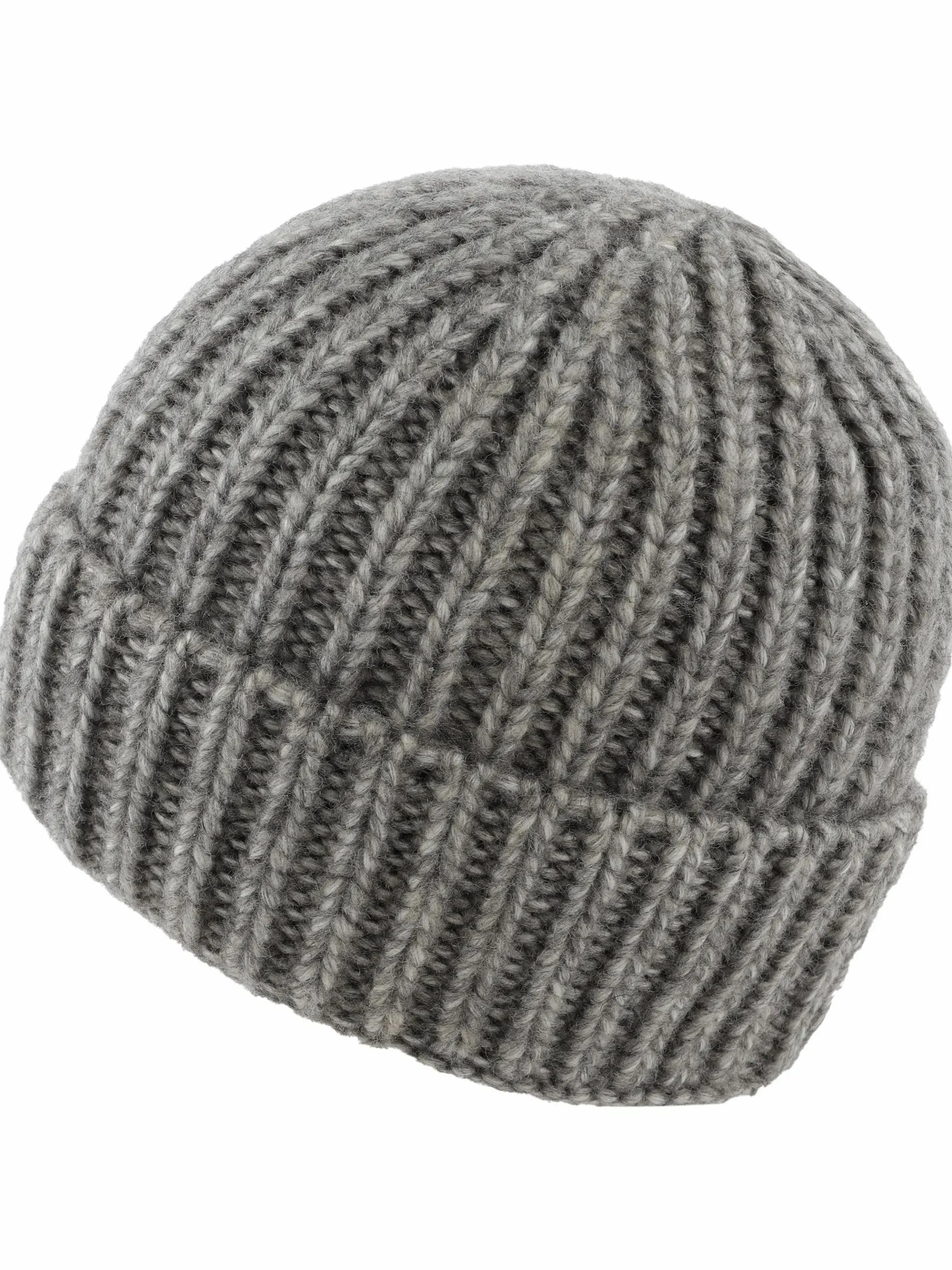 Damen Strickmütze mit Umschlag