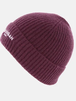 Damen Strickmütze mit Umschlag