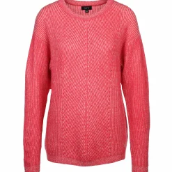 Damen Strickpullover in Rippstruktur