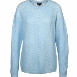 Damen Strickpullover in Rippstruktur