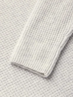 Damen Strickpullover in Waffelstruktur