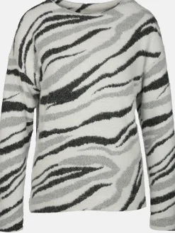 Damen Strickpullover mit Muster