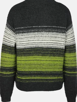 Damen Strickpullover mit Streifen