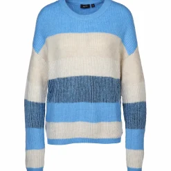 Damen Strickpullover mit Streifen