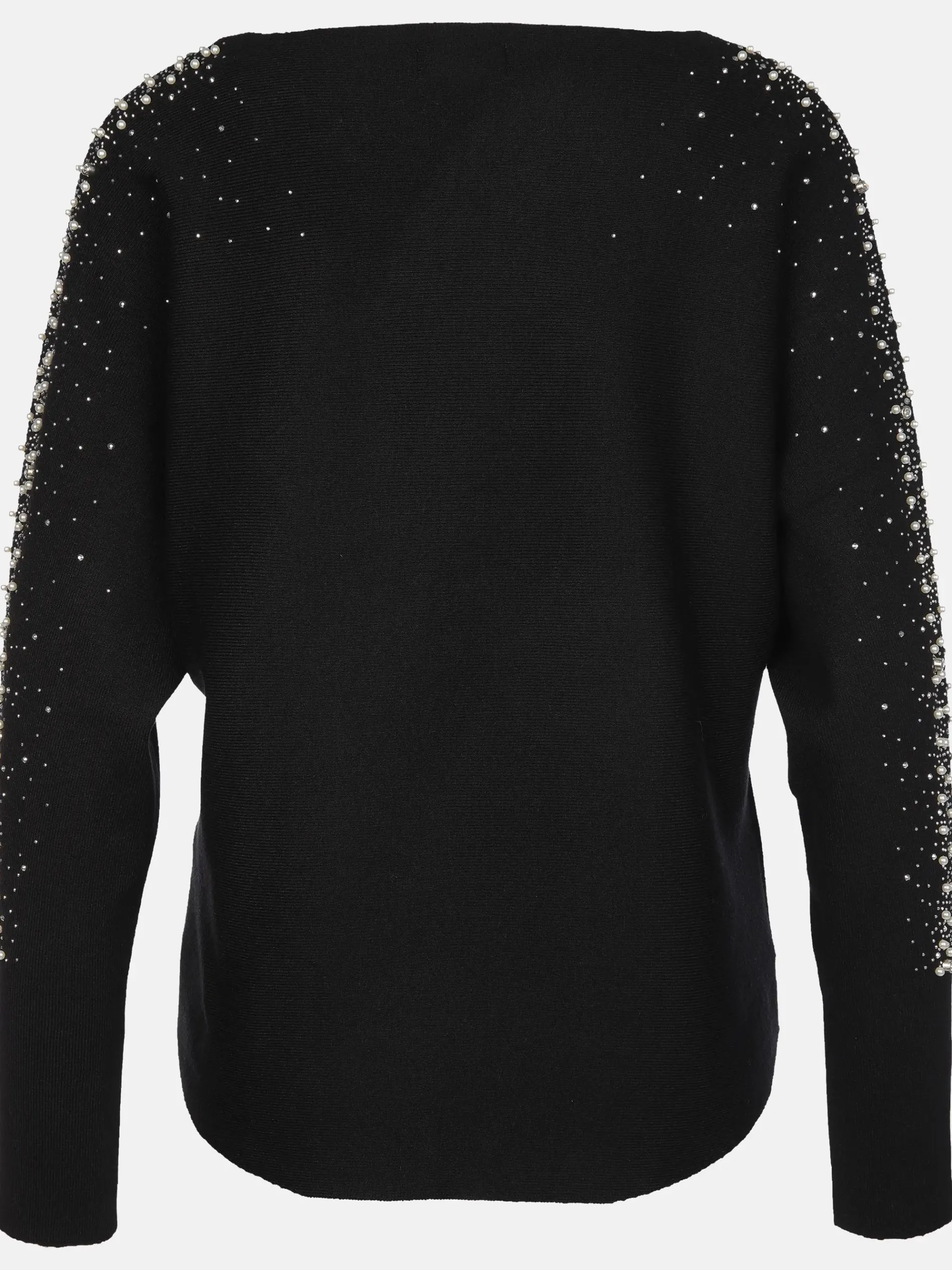 Damen Strickpullover mit Zierperlen und Glitzersteinchen