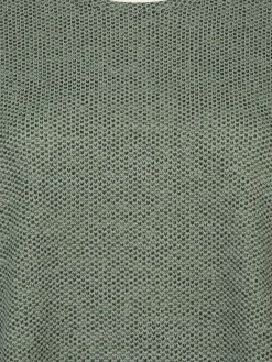 Damen Strickshirt in melierter Optik