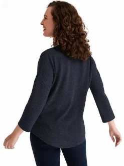 Damen Strickshirt mit 3/4 Arm