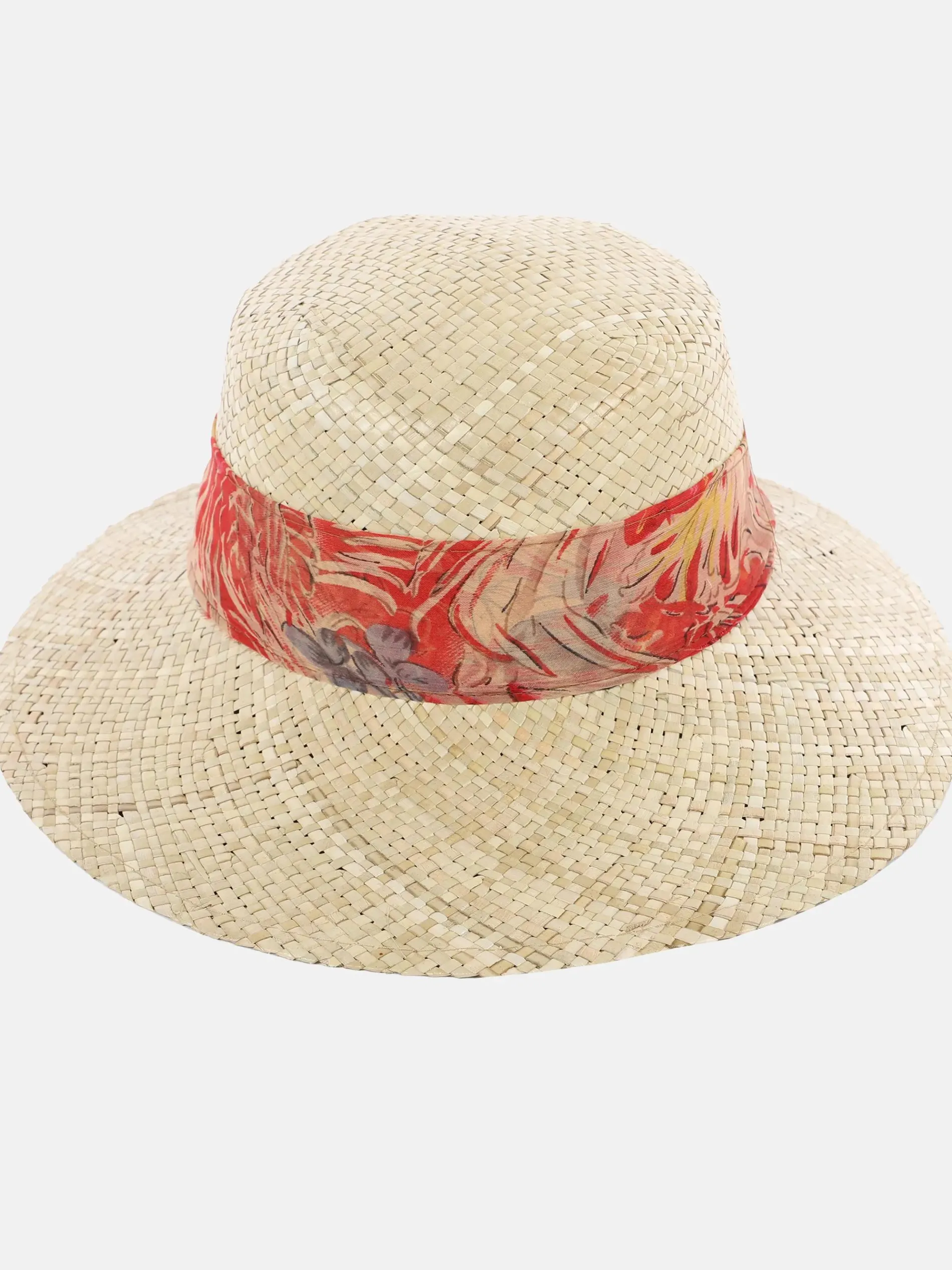 Damen Strohhut mit Schleife