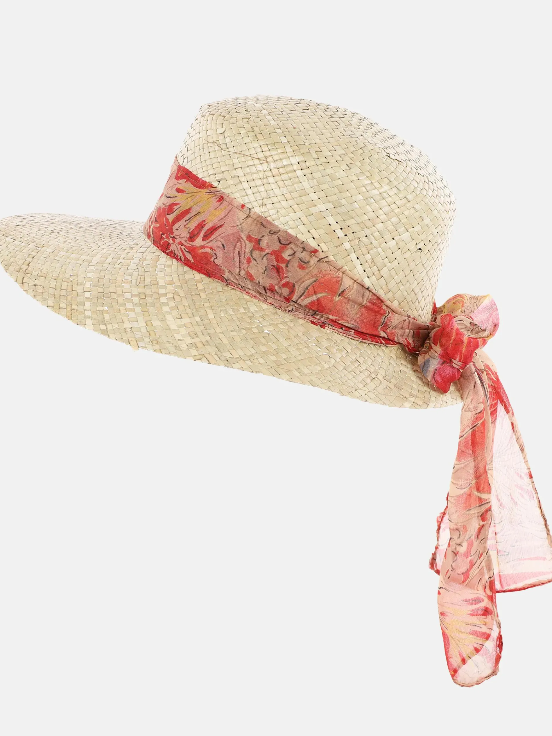 Damen Strohhut mit Schleife