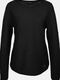Damen Struktur Pullover