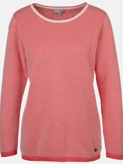 Damen Struktur Pullover