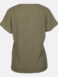 Damen Struktur Shirt