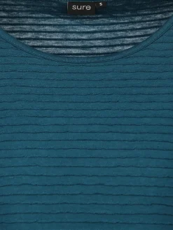 Damen Struktur Shirt mit 3/4 Arm