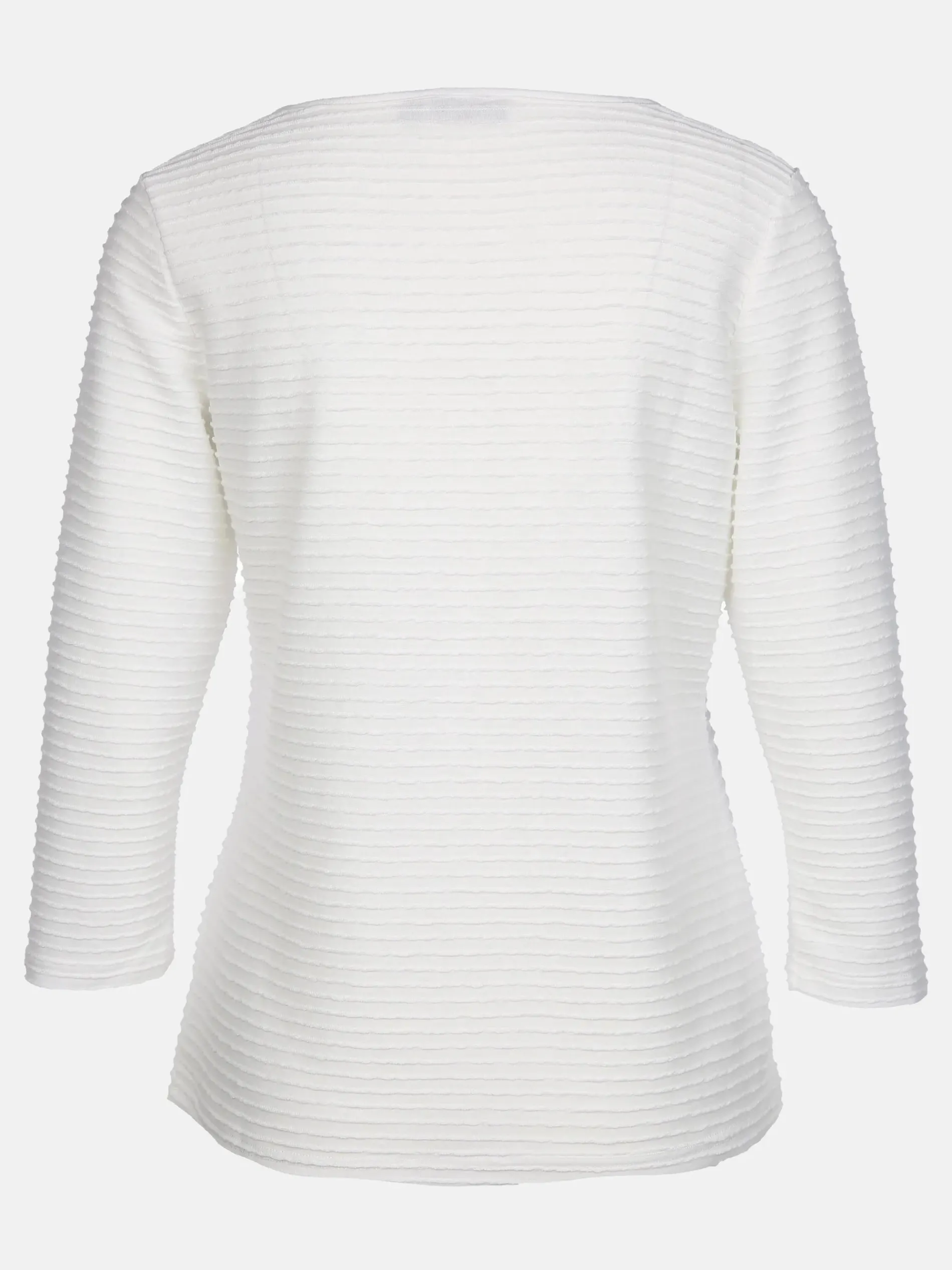 Damen Struktur Shirt mit 3/4 Arm