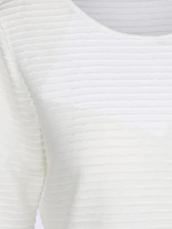 Damen Struktur Shirt mit 3/4 Arm