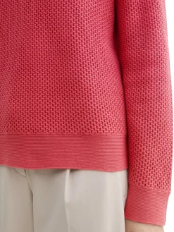 Damen Strukturpullover