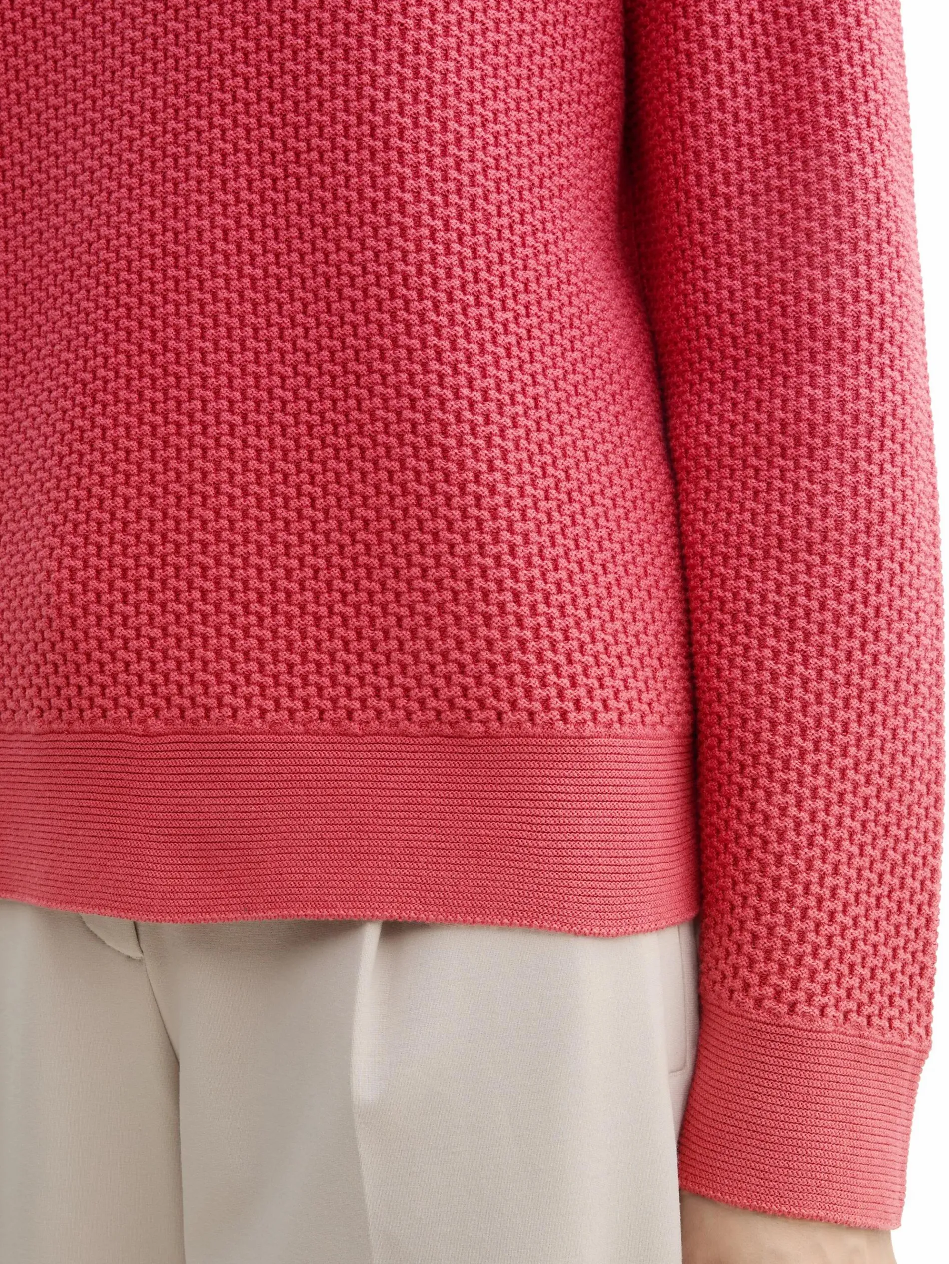 Damen Strukturpullover