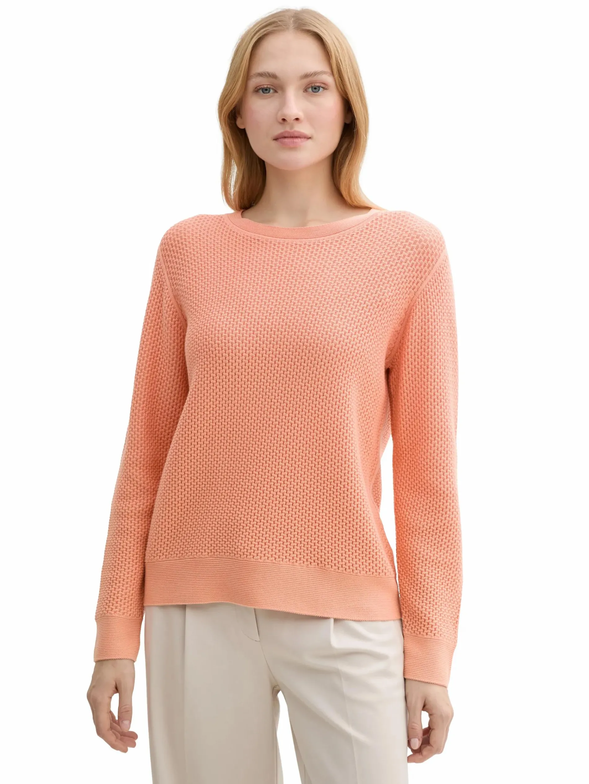 Damen Strukturpullover