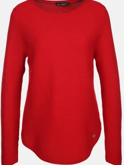 Damen Strukturpullover