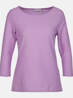 Damen Strukturshirt mit 3/4 Arm