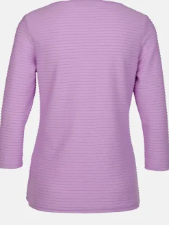 Damen Strukturshirt mit 3/4 Arm