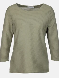 Damen Strukturshirt mit 3/4 Arm