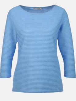 Damen Strukturshirt mit 3/4 Arm