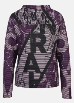 Damen Strukturshirt mit Strass