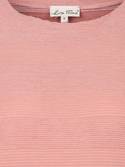 Damen Struktur-Shirt mit Streifenoptik