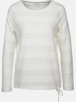 Damen Strukturshirt unifarben