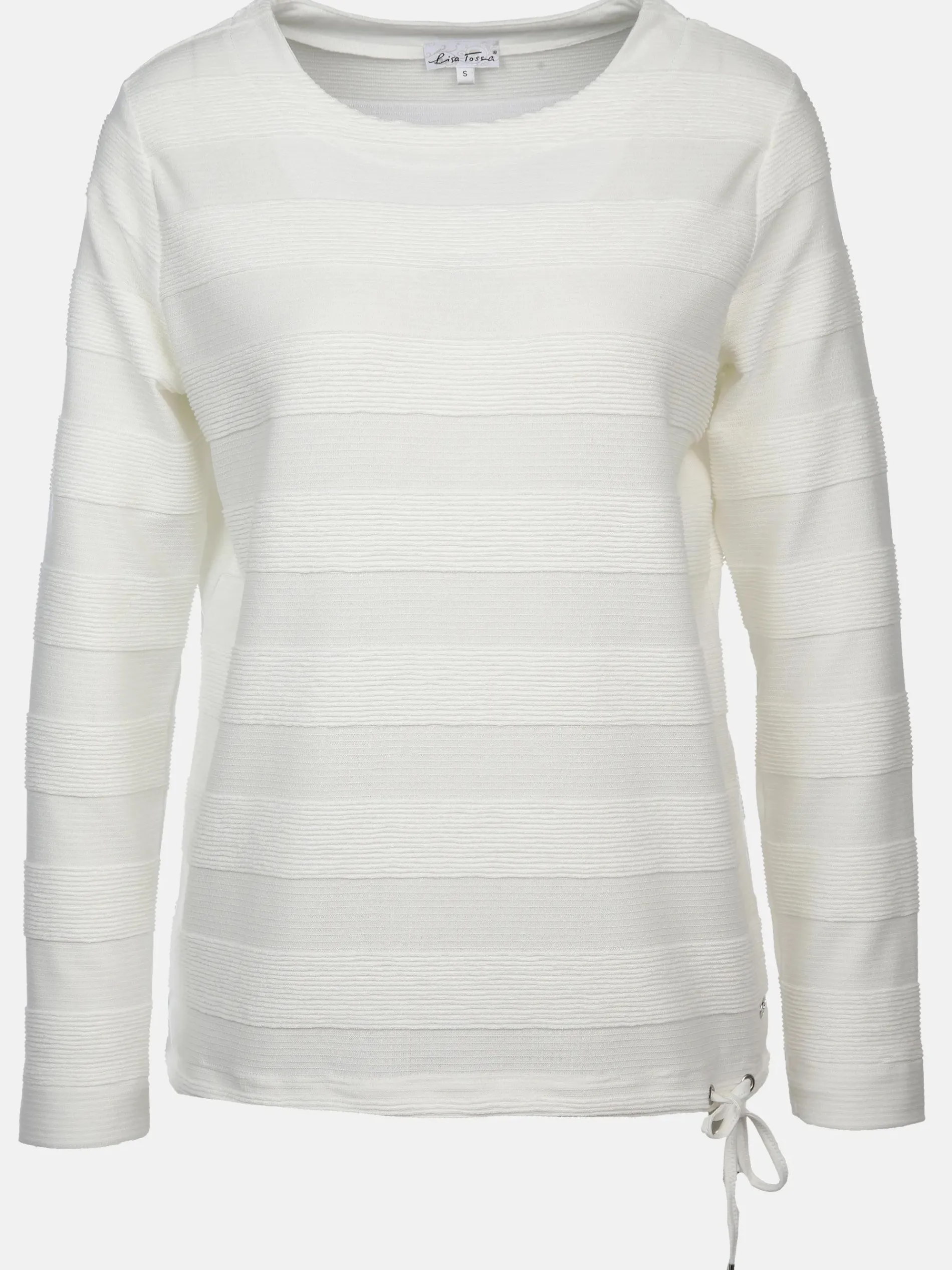 Damen Strukturshirt unifarben