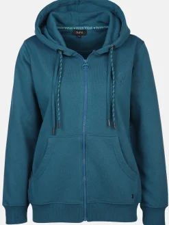 Damen Sweatcardigan mit Kapuze