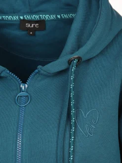 Damen Sweatcardigan mit Kapuze