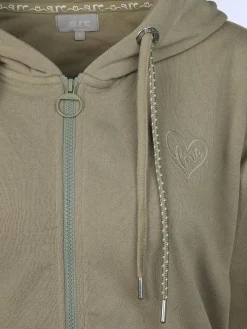 Damen Sweatcardigan mit Kapuze