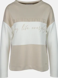 Damen Sweatshirt mit Colorblocking